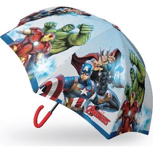 Marvel Paraplu Avengers Jongens 38 Cm Polyester Lichtblauw