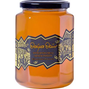 Melissokomiki Dodecanese Natural Thyme Honey Miracle of Gods – De Meest Bekroonde Griekse Tijmhoning (950g)