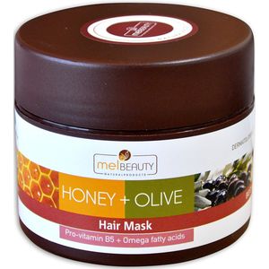 MelBeauty Hair Mask Honey & Olive 200ml | Haarmasker Alle Haartypen