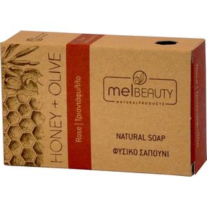 MelBeauty Honey and Olive Oil Soap with Rose Aroma 85gr | Zeep | Handzeep
