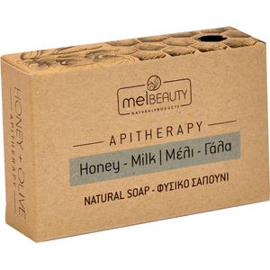 MelBeauty Honey and Olive Oil Soap with Milk 85gr | Luxe Honing Zeep verrijkt met Olijfolie en Melk | Handzeep