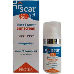Froika Scar gel SPF50 | siliconengel met UV bescherming |littekencreme|vermindert zichtbaarheid van littekens