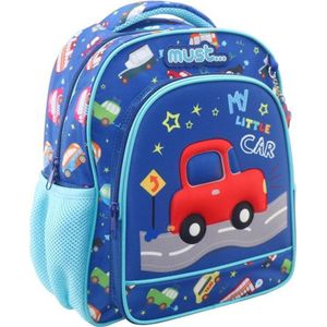 Must Rugzak My Little Car 31 x 27 x 10 cm Polyester - 31x27x10 - Blauw