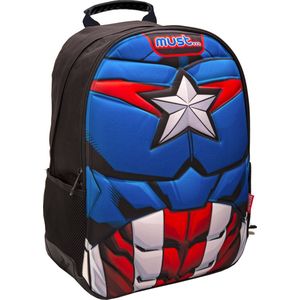Marvel Avengers Rugzak, Captain America - 45 x 33 x 16 cm - Polyester - 45x33x16 - Multikleur