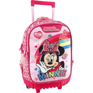 Disney Minnie Mouse Rugzak Trolley, Oh My! - 45 x 34 x 20 cm - Polyester - 45x34x20 - Roze