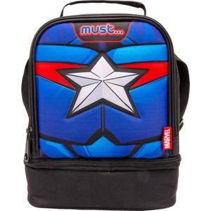 Marvel Avengers - Koeltasje, Captain America - 24 x 20 x 12 cm - Polyester