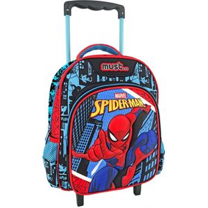 Spiderman Rugzak Trolley City - 31 x 27 x 10 cm - Polyester - 31x27x10 - Multikleur