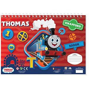 Thomas de Trein Schetsblok met Kleurplaten en Sjabloon