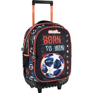 Must - Rugzak Trolley, Voetbal - 44 x 34 x 20 cm - Polyester