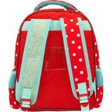 Must 3D Rugzak Princes - 31 x 27 x 10 cm - Polyester - 31x27x10 - Rood