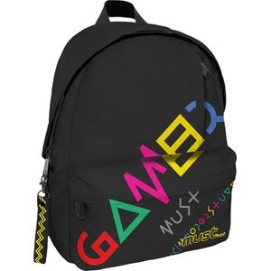 Must - Rugzak, Gamer - 42 x 32 x 17 cm - Polyester