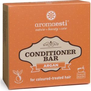 Aromaesti Conditioner Bar Argan - shampoo gekleurd haar - solid shampoo - vegan - biologisch - diervriendelijk - zero waste - 60 gram