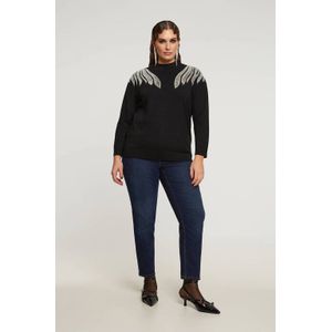 Mat Fashion - Sweater - Zwart - Met Pailletten