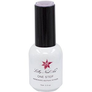 Lilly Nail Art One Step UV-nagellak, beige lila, 1 x 15 ml