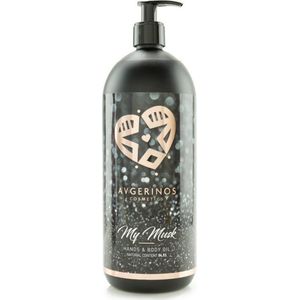 AVGERINOS MY MUSK 1 LITER - PROFESSIONELE BODY OLIE - MASSAGEOLIE - HUIDOLIE - HAAROLIE
