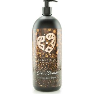 AVGERINOS COCO DREAM 1 LITER - PROFESSIONELE BODY OLIE - MASSAGEOLIE - HUIDOLIE - HAAROLIE