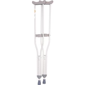 Medical Brace - Verstelbare Okselkrukken - Aluminium - Met Comfortabele Foam Bekleding