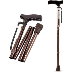 Medical Brace - Opvouwbare Wandelstok - Aluminium - Verstelbaar