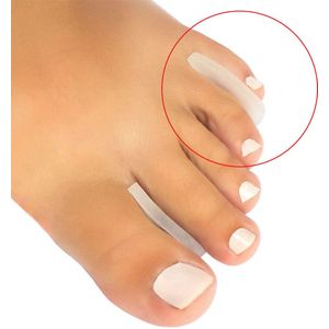 Medical Brace Siliconen Teenspreider Kleine Teen |Teenverdelers | 1 Paar | Maat S