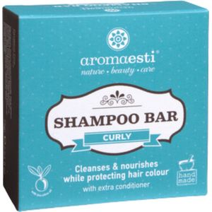 Aromaesti conditionerbar Curly - Conditioner voor krullend haar- - zero waste - solid shampoo - vegan - biologisch - diervriendelijk - 60 gram