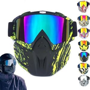 Snow Ninja Mask,Snow Ninja Ski Mask Goggles,Windproof Snowboard Ski Face Mask Goggles,Snow Ski Mask Full Face Mask for Winter (One Size,J)