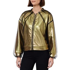 Kendall + Kylie Dames K&K W Metallic Bomber KKW3716102, Goud, M, Goud, L