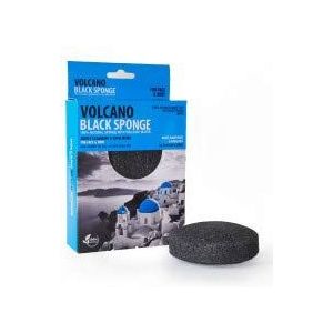 Vulkaan Zwart Konjac Spons 9,5 cm