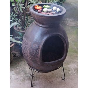 Sol-y-Yo Chimenea Mexicaanse terracotta kachel Barbecue