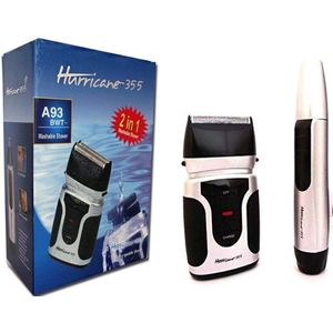 Oplaadbaar Scheerapparaat - Draadloos - 2 Scheerhoofden - Neus en Oorhaar Trimmer - 2 in 1