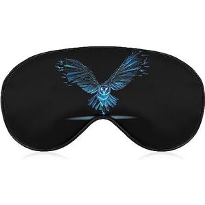 3D Geometrische Adelaar Vliegende Slaap Oogmasker voor Mannen Vrouwen Tieners Kinderen, Nachtslaap Oogschaduw Cover Comfort voor Reizen Yoga Nap
