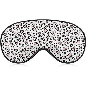 Cheetah Slaap Oogmasker voor Mannen Vrouwen Tieners Kinderen, Nachtslaap Oogschaduw Cover Comfort voor Reizen Yoga Nap