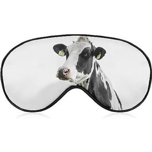 3D Dieren Grappige Koe Slaap Oogmasker voor Mannen Vrouwen Tieners Kinderen, Nachtslaap Oogschaduw Cover Comfort voor Reizen Yoga Nap
