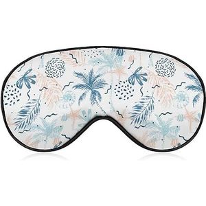 Marine organisme zeeleven zeester slaap oogmasker voor mannen vrouwen tieners kinderen, nacht slaap oogschaduw cover comfort voor reizen yoga dutje