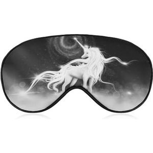Eenhoorn Sky Galaxy Space Fantasy Ooglapje Blinddoek, Slaap Oogmasker voor Mannen Vrouwen Tieners Kinderen, Nachtslaap Oogschaduw Cover Comfort voor Reizen Yoga Nap
