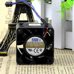 For Original AVC DBTA0428B2S 4028 4cm 12V 0.73A Double Ball Cooling Fan