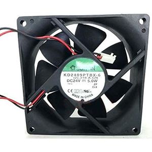 9025 KD2409PTBX-6 DC24V 5.0W 9cm reverse inverter chassis cooling fan