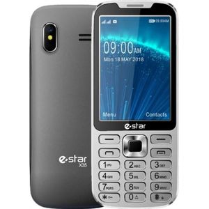 Estar X35 Feature Phone Sidabrinis Dual SIM (3.50"", 64 MB, 0.30 Mpx, 2G), Sleutel mobiele telefoon, Grijs