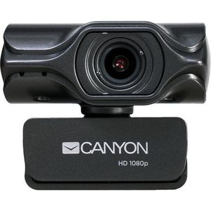 Canyon C6 Quad HD Webcam - Webcam - 2K Ultra HD -resolutie - Goerloze audio - Wijdhoekige weergave