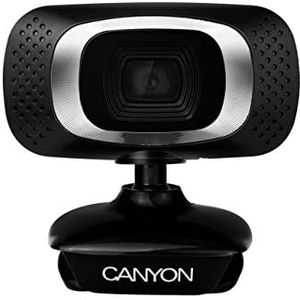 Canyon Webcam C3N HD 720p/Face-Tracking/Mic/USB 2.0 zwart retail