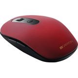 Canyon MW-9 Muis - Rood - Draadloos - Duale Modus - 6 Knoppen