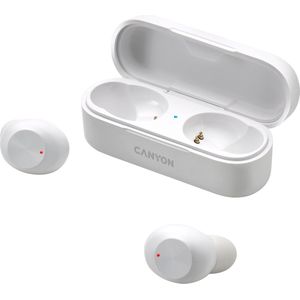 Canyon - TWS-1 - Hoofdtelefoon - Wit - Draadloos - 4 Uur Batterijduur