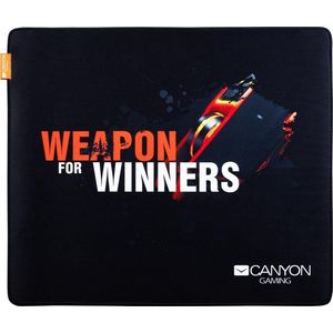 Canyon MP -5 M Gaming Mouse Pad - Multi -Spandex Materiaal - Anti -slipbasis - gestikte randen