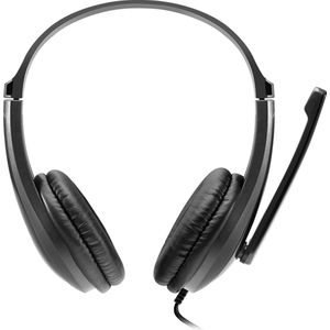 Canyon HEADSET CHSU-1 (Bedraad, USB-A), Kantoorheadset, Zwart