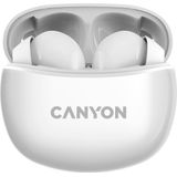 Canyon - TWS-5 - Koptelefoon - Wit - Draadloos - Bluetooth 5.3