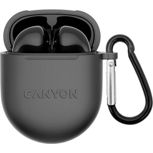Canyon Bluetooth Headset TWS-6 Gaming Mode/BT 5.3 zwart retail