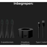 AENO DB2S - Elektrische Tandenborstel - Zwart - 12 Standen