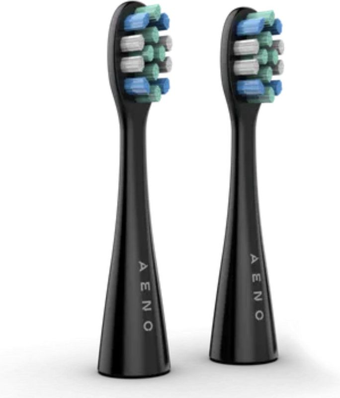 AENO - ADBTH2-1 Opzetstuk Tandenborstel - Zwart - 2 Stuks