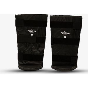 Shinpads Adult Cotton Padded - Black XL