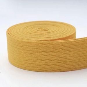 2 meter 15 mm 20 mm kleurrijke elastische banden touw rubberen band 2 cm spandex lint naaien kant trim tailleband kledingstuk accessoire-20mmgolden-1M