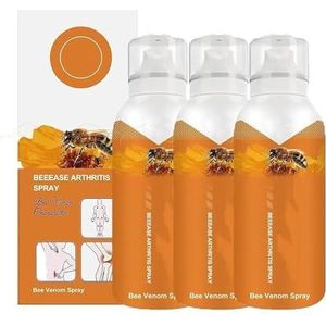 1/2/3PCS Bee Venom Joint & Bone Therapy Spray, Bee Venom Gel, Bee Venom Joint and Bone Therapy Cream, Body Therapy Bee Venom Joint & Bone Therapy Spray, Provides for Back, Neck, Hands, Feet (3PCS)
